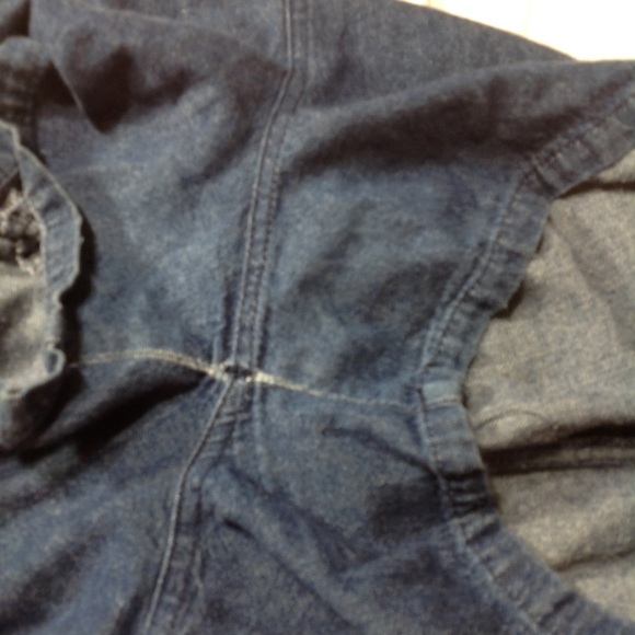 NANA Fashion Strapless Women's Jean Romper - Picture 4 of 8